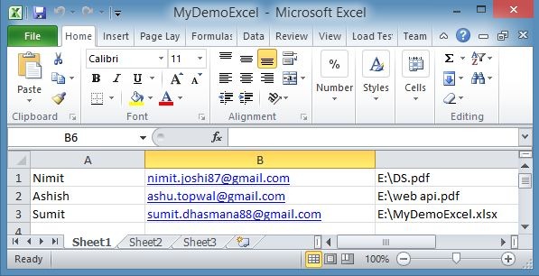 Excel File